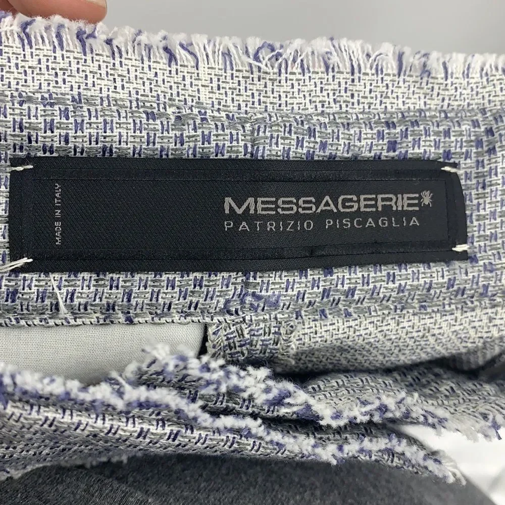 Messagerie Patrizio Piscaglia Tweed Shorts Sz 40 - Picture 5 of 9